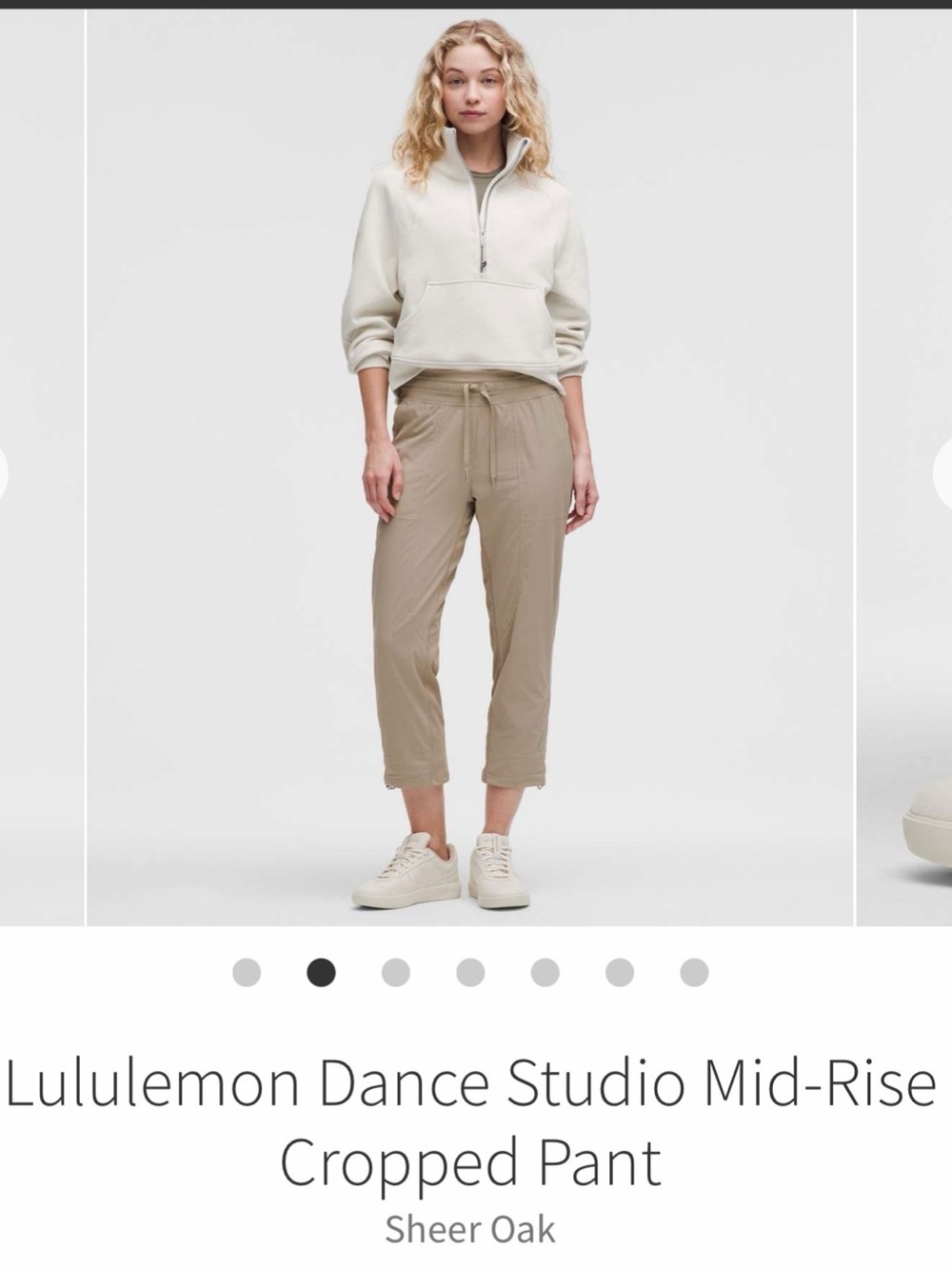 NWT Lululemon Dance Studio MR Crop - Size 4